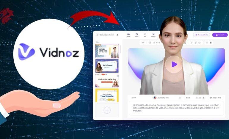 Vidnoz AI: The Future of Effortless Video Creation is Here