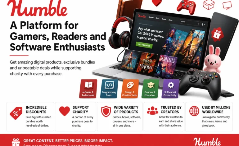 Humble: A Platform for Gamers, Readers and Software Enthausiast