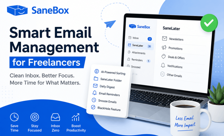 How SaneBox Helps Freelancers Stay Productive and Organized