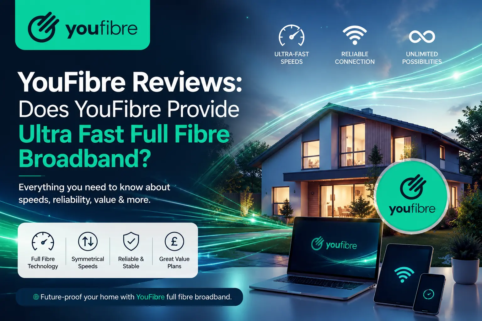 YouFibre reviews: Does YouFibre Provide Ultra Fast Full Fibre Broadband?