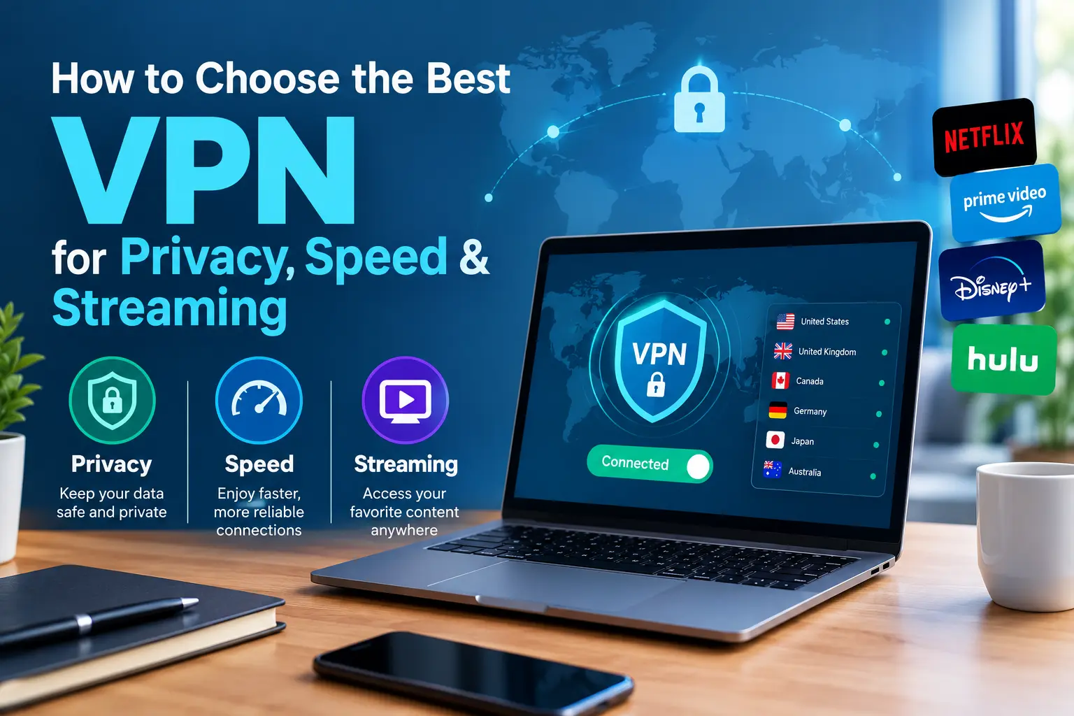 How to Choose the Best VPN for Privacy, Speed and Streaming